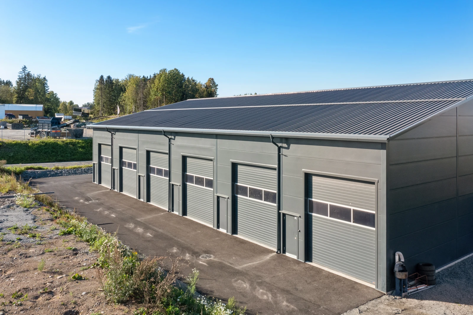 Bygget sett fra skrått ovenfra